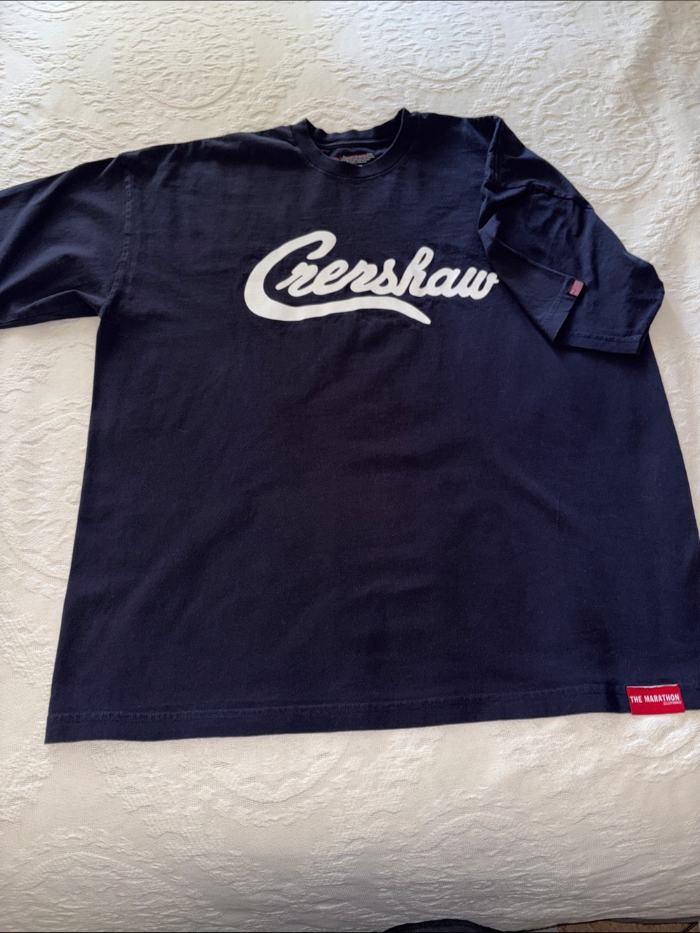 The Marathon Clothing Co. Men’s Crenshaw Blue & White Graphic Tee EUC 2XL